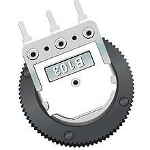 Thin rotary rype potentiometers